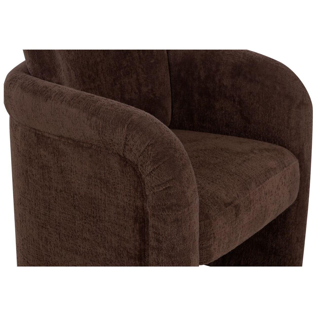 Mesto Rolling Dining Chair Dark Brown 9 Mesto Rolling Dining Chair Dark Brown - Image 9