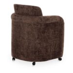 Mesto Rolling Dining Chair Dark Brown 16 Mesto Rolling Dining Chair Dark Brown OA-1035-20 OA 1035 20 Mesto diagL back shadsilo