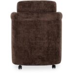 Mesto Rolling Dining Chair Dark Brown OA-1035-20 OA 1035 20 Mesto back shadsilo