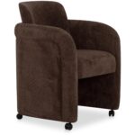 Mesto Rolling Dining Chair Dark Brown OA-1035-20 OA 1035 20 Mesto diagR shadsilo