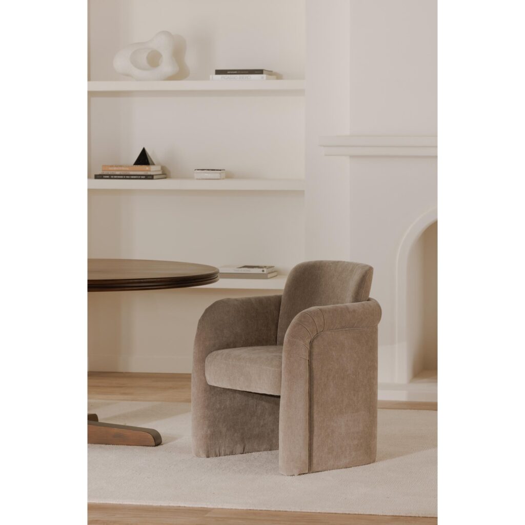 Mesto Rolling Dining Chair Taupe - Image 11