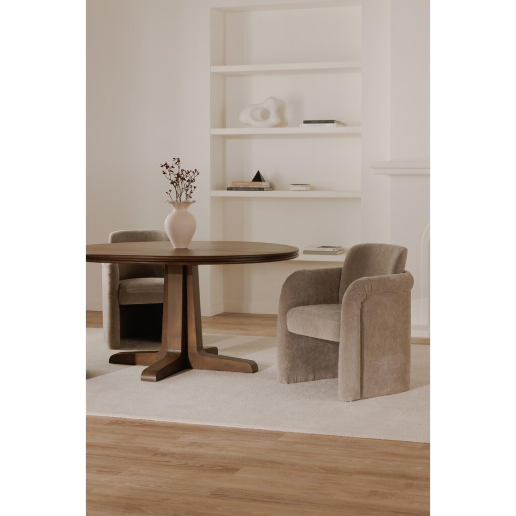 Mesto Rolling Dining Chair Taupe - Image 12