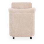 Mesto Rolling Dining Chair Taupe OA-1035-39 OA 1035 39 Mesto back shadsilo