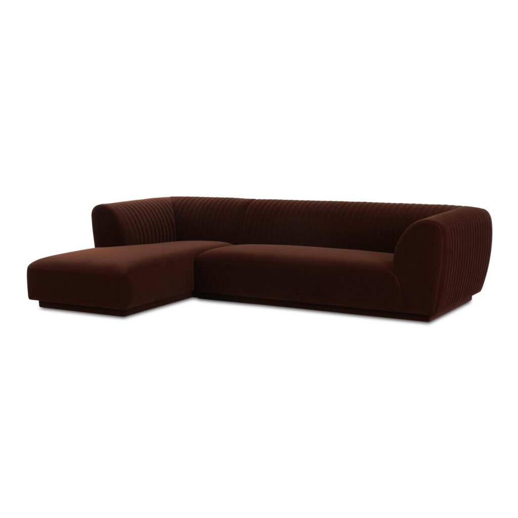 Zandro Left Sectional Warm Brown - Image 2