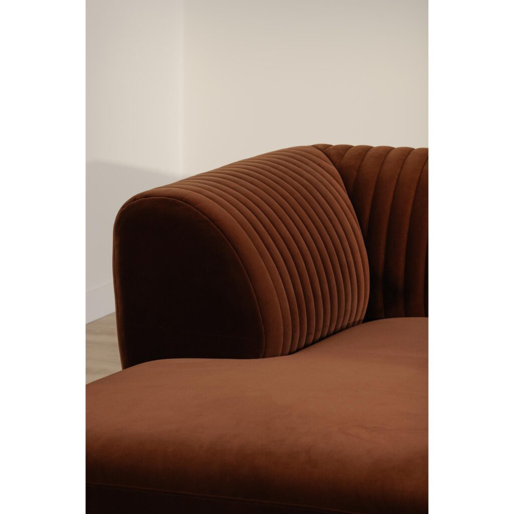 Zandro Left Sectional Warm Brown - Image 8