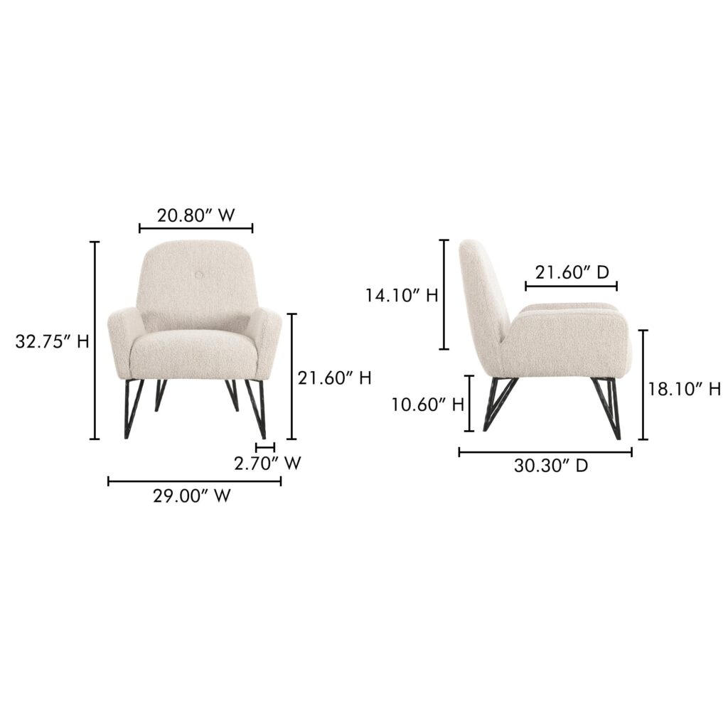 Sienna Accent Chair Oat - Image 9