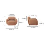 Hazel Lounge Chair Copper OA-1043-42 OA 1043 42 70