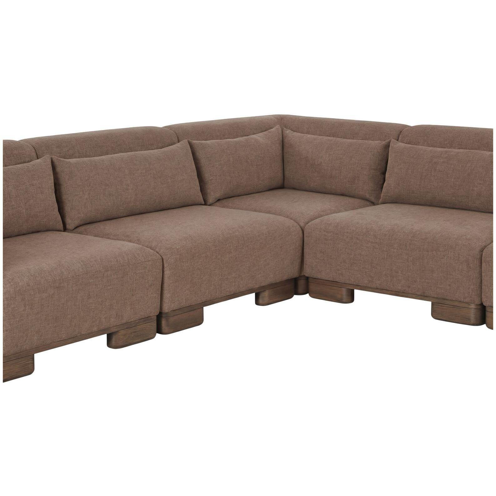 June Lounge Modular Sectional Dark Brown 6 June Lounge Modular Sectional Dark Brown - Image 6