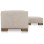 June Lounge Modular Sectional Oatmeal OA-1046-34 OA 1046 34 June side silo
