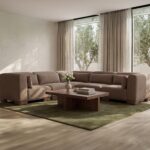 June Classic L Modular Sectional Dark Brown OA-1048-20 OA 1048 20 10