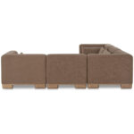 June Classic L Modular Sectional Dark Brown 8 June Classic L Modular Sectional Dark Brown - Image 3