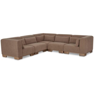 June Classic L Modular Sectional Dark Brown