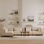 June Classic L-Shaped Modular Sectional Oatmeal OA-1048-34 OA 1048 34 00