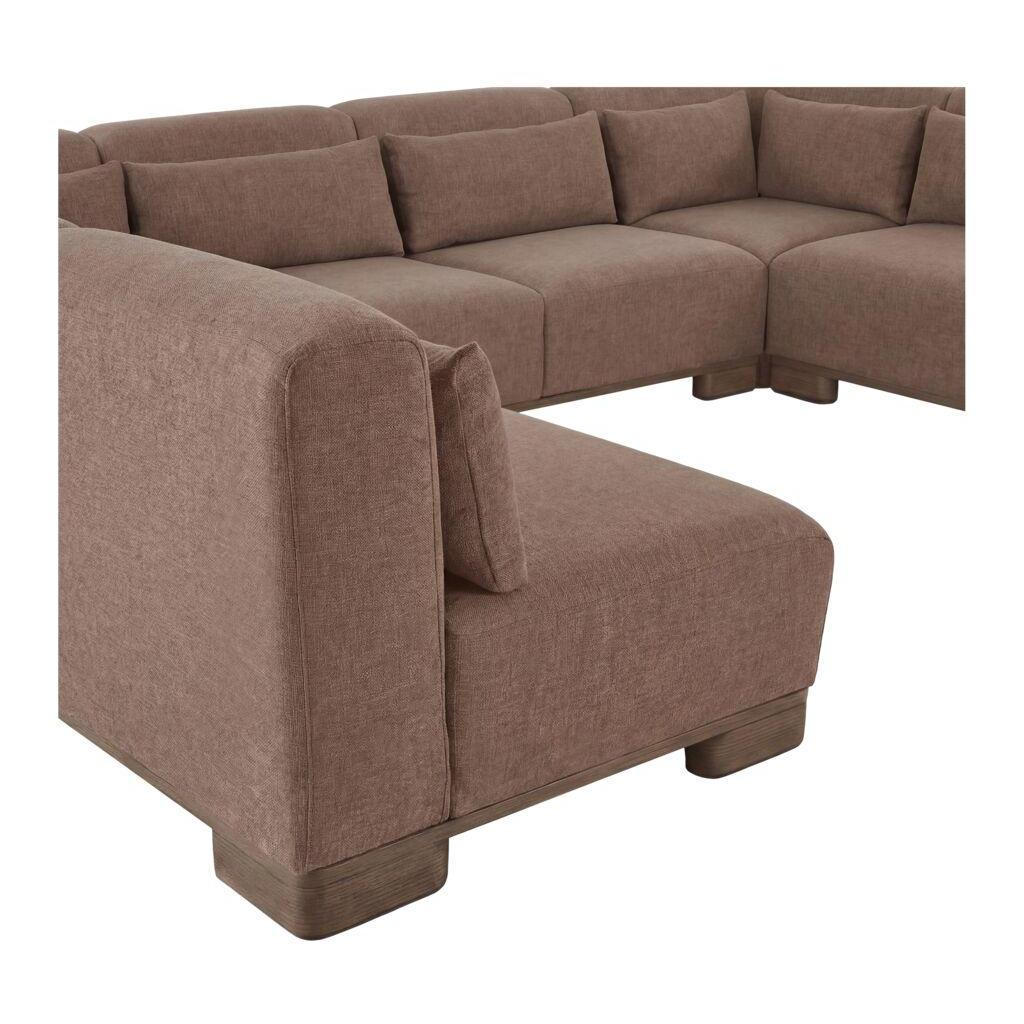 June U Shaped Modular Sectional Dark Brown 6 June U Shaped Modular Sectional Dark Brown - Image 6