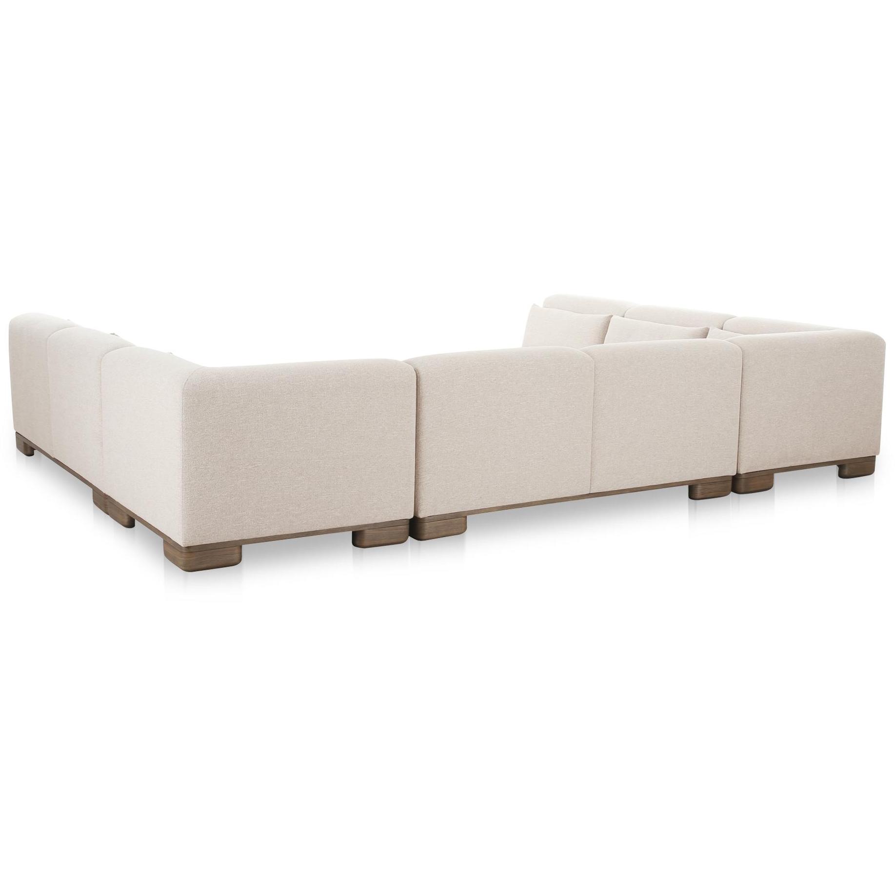 June U Shaped Modular Sectional Oatmeal 2 June U Shaped Modular Sectional Oatmeal - Image 2