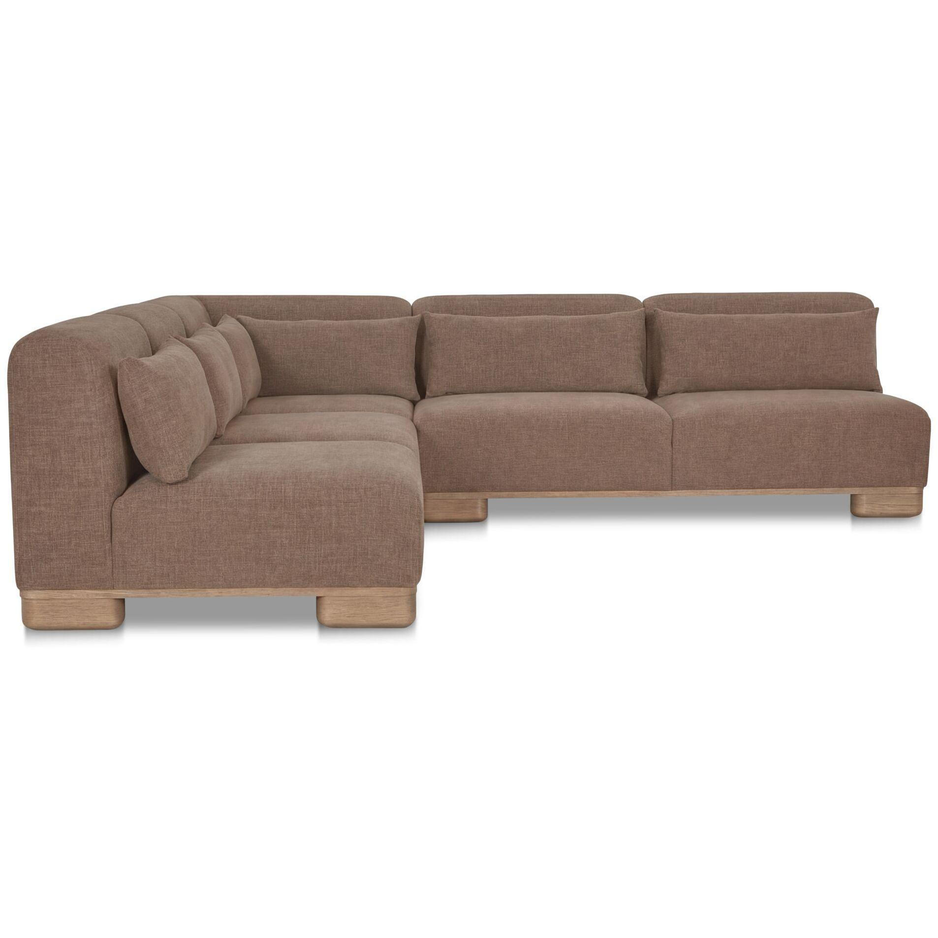 June Corner Modular Sectional Dark Brown 3 June Corner Modular Sectional Dark Brown - Image 3