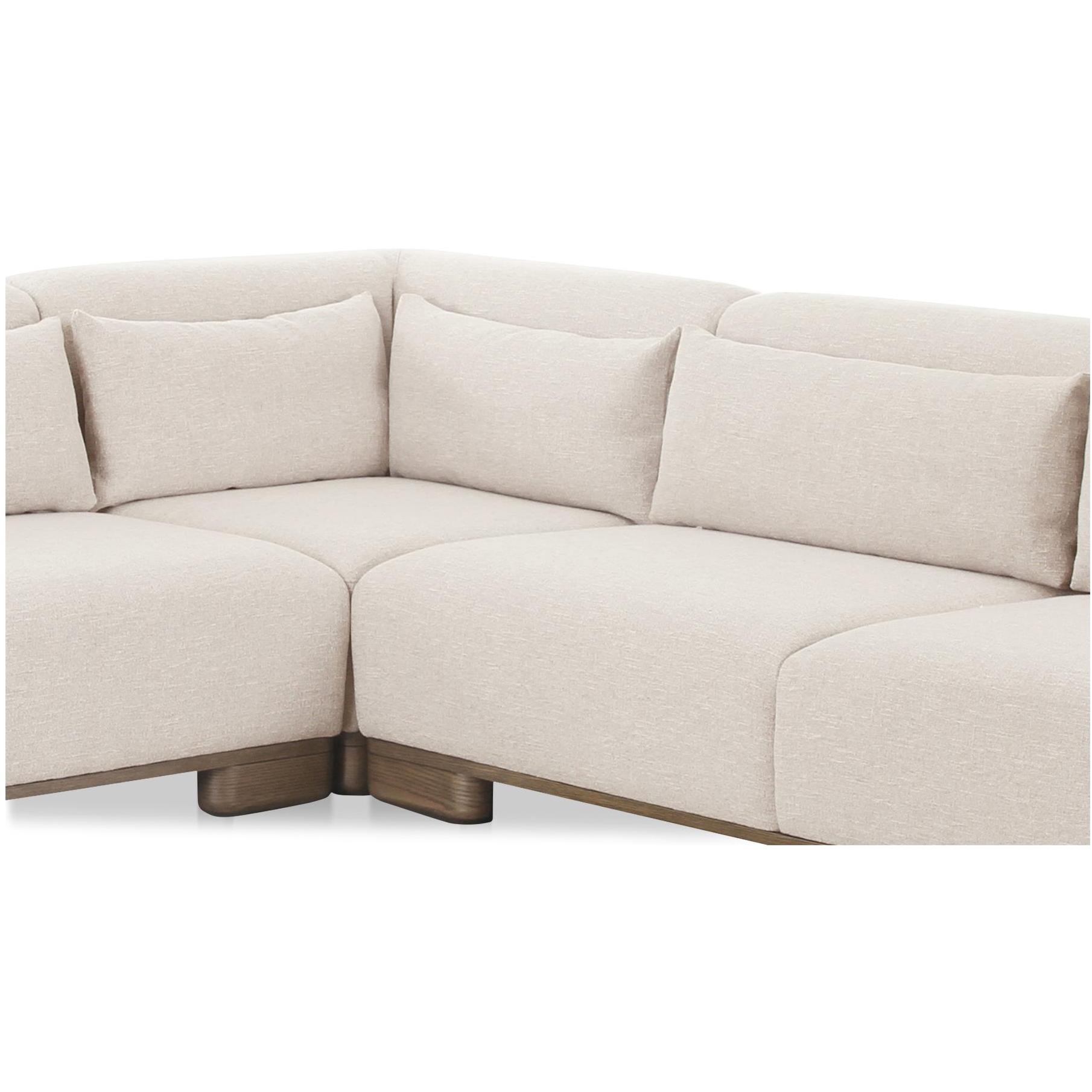 June Corner Modular Sectional Oatmeal 8 June Corner Modular Sectional Oatmeal - Image 8