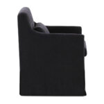 Lydia Slipcover Dining Chair Black 10 Lydia Slipcover Dining Chair Black - Image 3