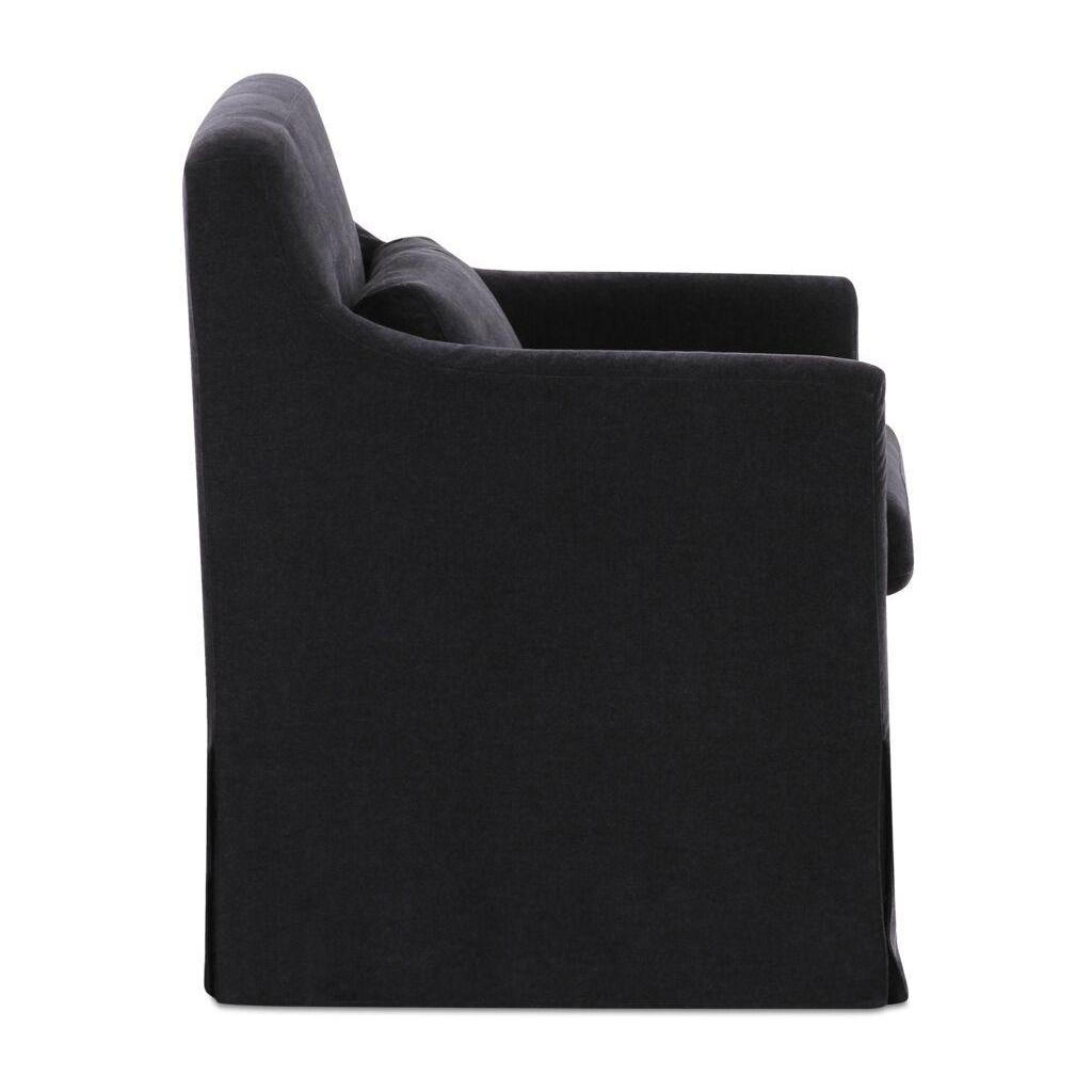 Lydia Slipcover Dining Chair Black 3 Lydia Slipcover Dining Chair Black - Image 3