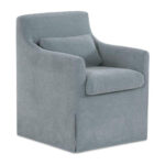 Lydia Slipcover Dining Chair Blue - Image 3