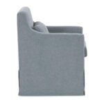 Lydia Slipcover Dining Chair Blue - Image 4