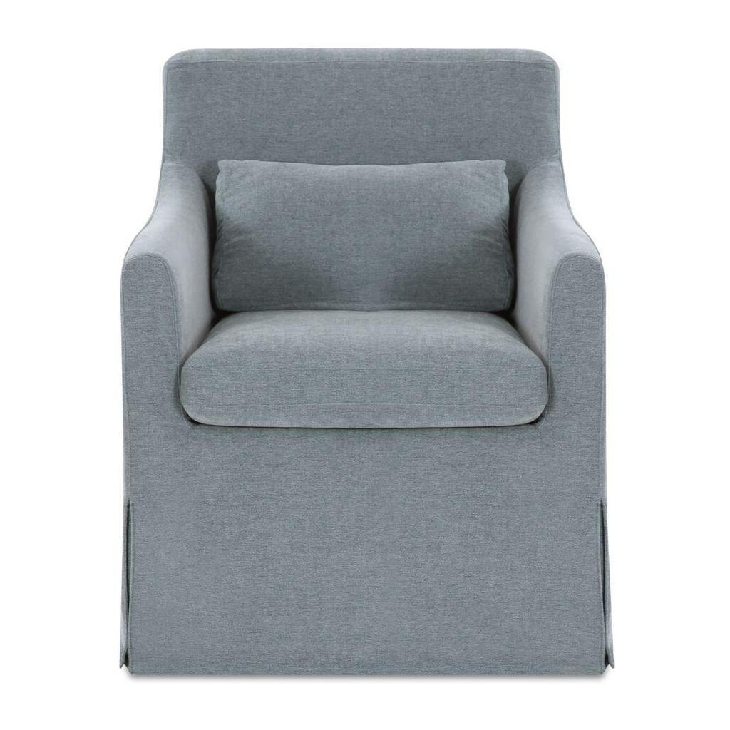 Lydia Slipcover Dining Chair Blue 1 Lydia Slipcover Dining Chair Blue