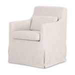 Lydia Slipcover Dining Chair Beige OA-1051-34 OA 1051 34 Lydia diagL shadsilo