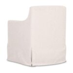 Lydia Slipcover Dining Chair Beige OA-1051-34 OA 1051 34 Lydia diagR back shadsilo