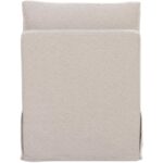 Fable Slipcover Dining Slipper Chair Beige OA-1053-34 OA 1053 34 Fable back shadsilo