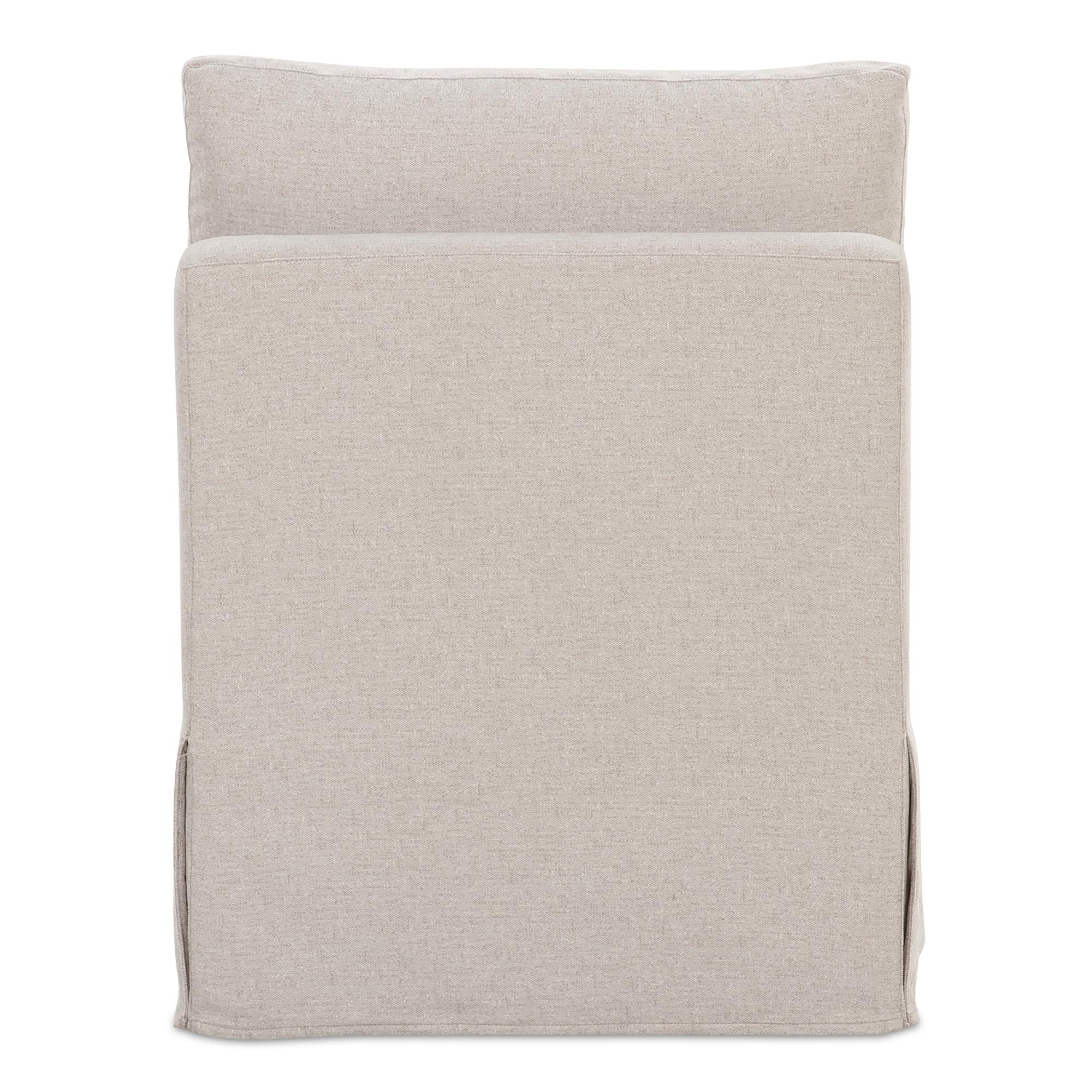 Fable Slipcover Dining Slipper Chair Beige 4 Fable Slipcover Dining Slipper Chair Beige - Image 4