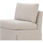 Fable Slipcover Dining Slipper Chair Beige OA-1053-34 OA 1053 34 Fable closeup shadsilo