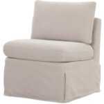 Fable Slipcover Dining Slipper Chair Beige OA-1053-34 OA 1053 34 Fable diagL shadsilo