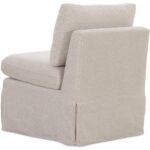 Fable Slipcover Dining Slipper Chair Beige OA-1053-34 OA 1053 34 Fable diagR back shadsilo