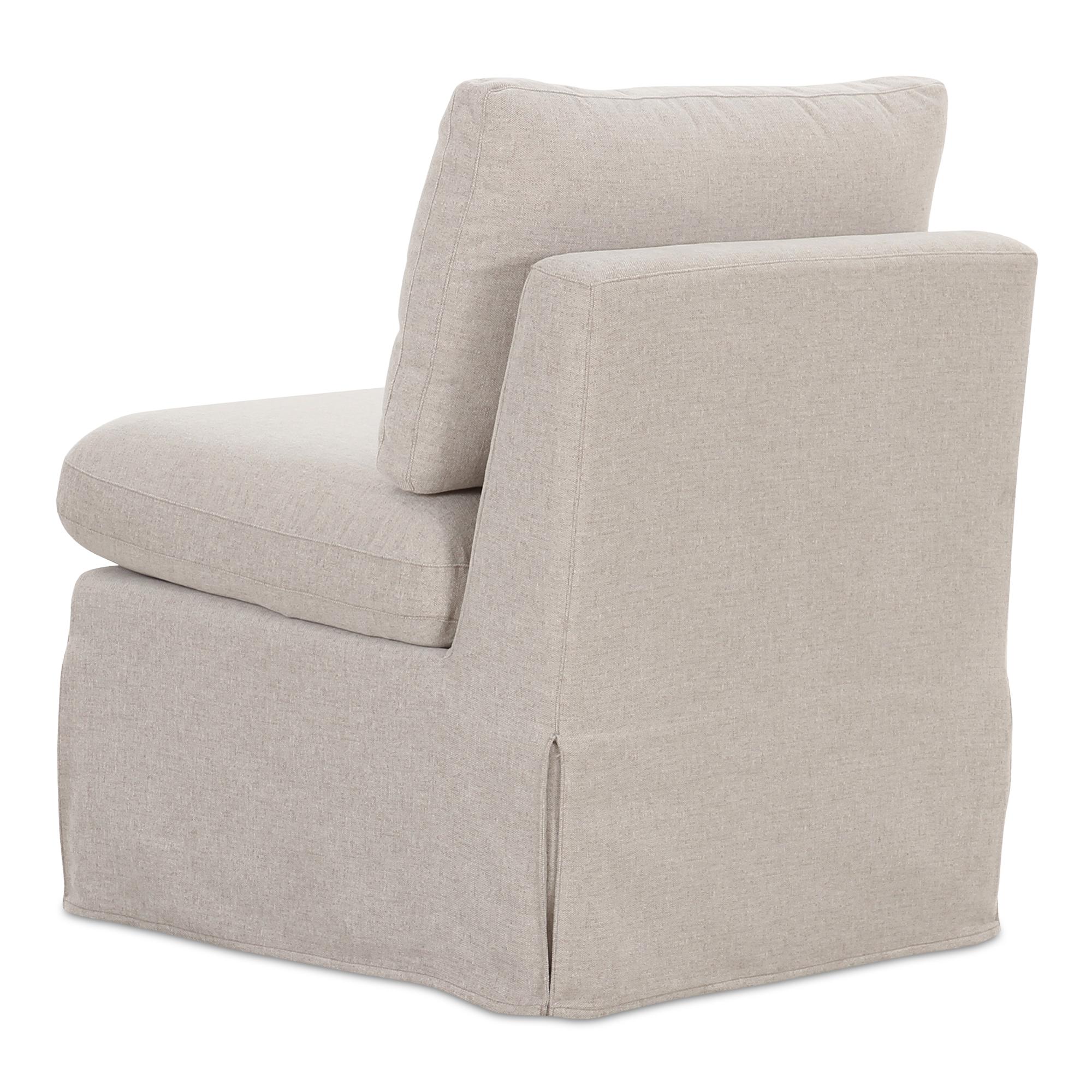Fable Slipcover Dining Slipper Chair Beige 2 Fable Slipcover Dining Slipper Chair Beige - Image 2