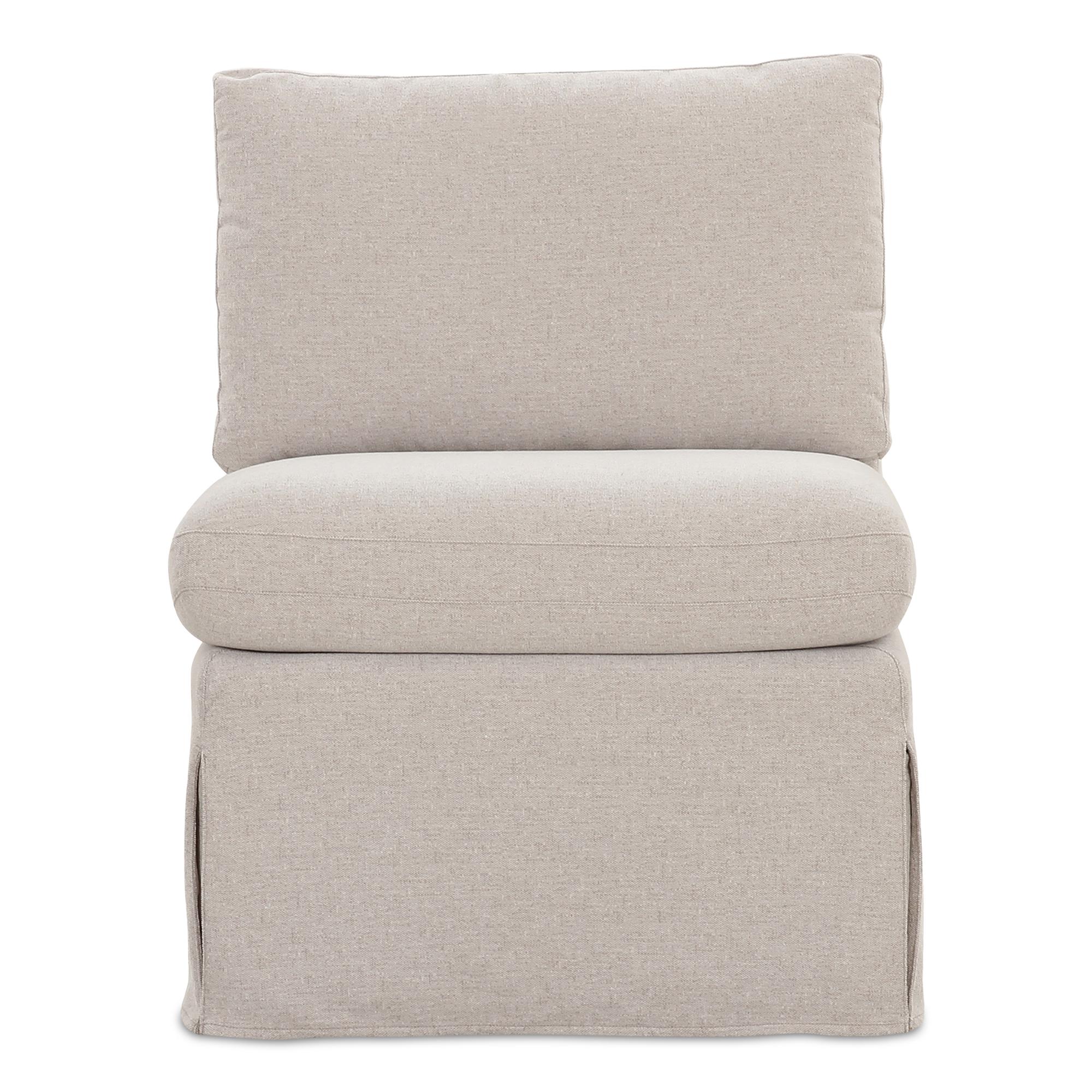 Fable Slipcover Dining Slipper Chair Beige