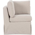 Fable Slipcover Dining Corner Chair Beige OA-1055-34 OA 1055 34 Fable side right shadsilo
