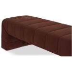 Verity Bench Warm Brown OA-1057-03 OA 1057 03 Verity closeup shadsilo