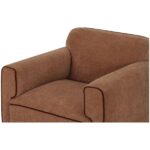 Leo Chair Light Brown OA-1059-21 OA 1059 21 Leo closeup shadsilo