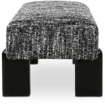 Priya Bench Black OA-1060-02 OA 1060 02 Priya side shadsilo