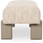 Priya Bench Off White OA-1060-34 OA 1060 34 Priya side shadsilo