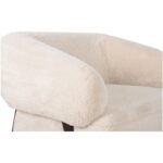Devlin Lounge Chair Cream Faux Fur OA-1061-05 OA 1061 05 Devlin closeup01 shadsilo