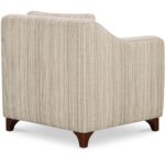 Hewitt Accent Chair Beige Stripe OA-1062-34 OA 1062 34 Hewitt diagL back shadsilo