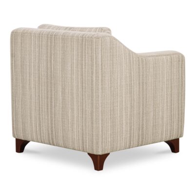 Hewitt Accent Chair Beige Stripe OA-1062-34 OA 1062 34 Hewitt diagL back shadsilo