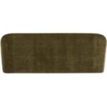 Rialto Sofa Dark Green Faux Mohair OA-1064-16 OA 1064 16 Rialto back shadsilo