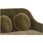 Rialto Sofa Dark Green Faux Mohair OA-1064-16 OA 1064 16 Rialto closeup01 shadsilo