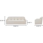 Rialto Sofa White 21 Rialto Sofa White OA-1064-18 OA 1064 18 70