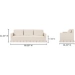 Pellicano Sofa Cream OA-1065-05 OA 1065 05 70