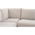 Fable Slipcover Dining Banquette U-Shape Beige 168In OA-1066-34 OA 1066 34 Fable closeup shadsilo