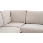 Fable Slipcover Dining Banquette L-Shape Beige 96In OA-1067-34 OA 1067 34 Fable closeup shadsilo