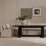 Fable Slipcover Dining Banquette L-Shape BeigeÂ  100.5In OA-1068-34 OA 1068 34 00
